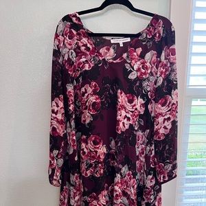 Cupcakes and Cashmere floral swing dress